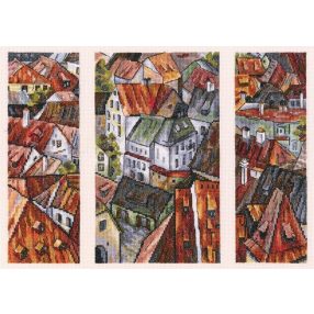 M558 The roofs 30,5x25,5 cm