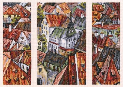 M558 The roofs 30,5x25,5 cm