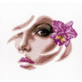 M566 Tropical orhidee 22,5x17,5 cm