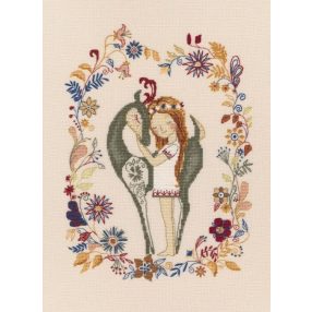 m573 Girl and Doe 20,5x28 cm