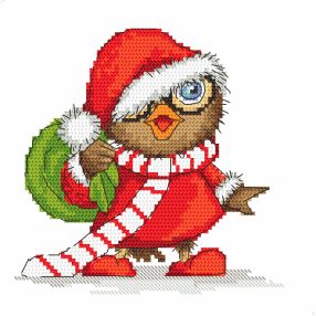 Z10091 Christmas owl 16x16 cm