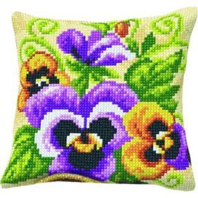 9536 Pansies 40x40 cm