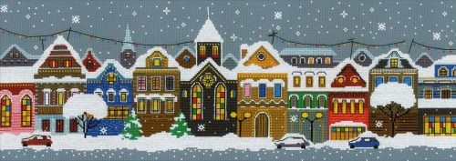 1683 Christmas City 60x21 cm