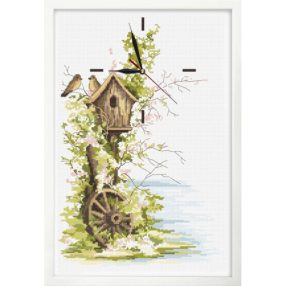 ZGR10063 Spring clock 24x37 cm