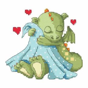 Z8734 Sleeping dragon 15x15 cm