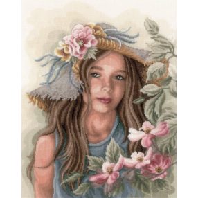 PN-0169325 Woman with hat 36x46 cm