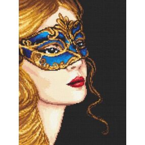 4387 Mysterious golden-haired 30x40 cm