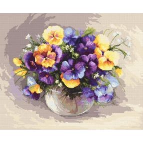 Z10114 Pansies 50x41 cm