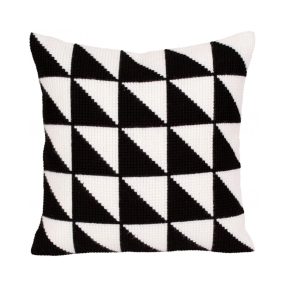 CDA5275 Fekete fehér 40x40 cm