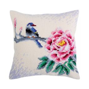 C5319 Flower and bird 40x40 cm