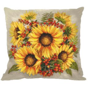 ZU8936-01 Pillow - Sunflowers 40x40 cm