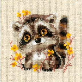 1754 Little Raccoon 13x13 cm