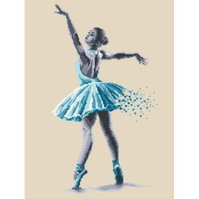 8778 Ballet dancer - Sensual beauty 37x49 cm