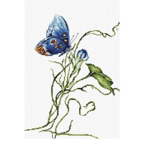 B2242 Kék pillangó 19,5x25 cm