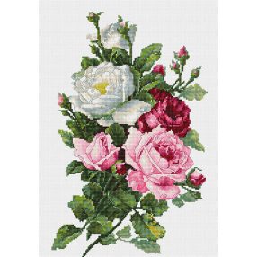 B2285 Rózsacsokor 13,5x21,5 cm