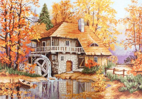 B481 Autumn Landscape 52x37 cm