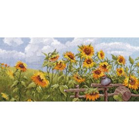 S1073 SUNFLOWERS 40x20 cm