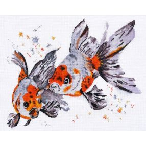 S960 Golden Fishes 22x29cm