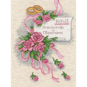 S522 Wedding Sampler 20x28 cm