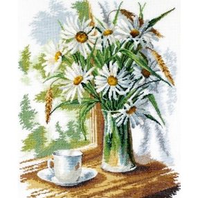 S946 Chamomiles on the Window 28x35 cm
