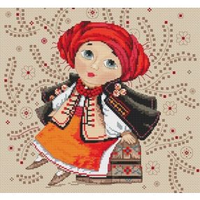 SK01 Leányka 25x25 cm