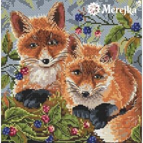 SK44 Rókák 18x18 cm