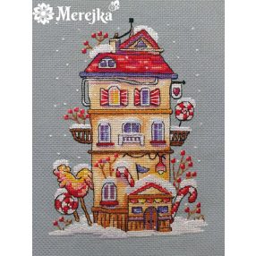 SK51 Winter House 19x14 cm