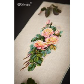SK67b Vintage roses 15x29 cm