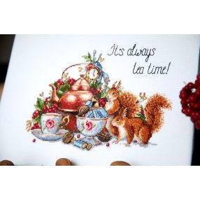 SK85 Mindig van idő teázáshoz 26x21 cm