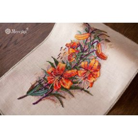 SK90a Vintage Lilies 17x30 cm