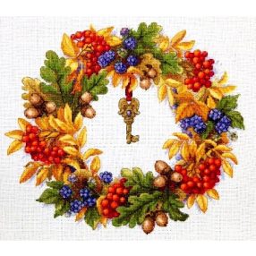 SK99 Autumn Wreath 28x24,5 cm
