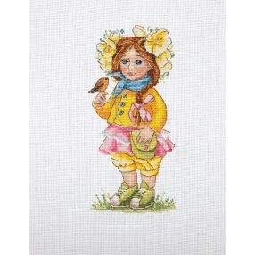 SK98 Tavaszi lány 23x14 cm