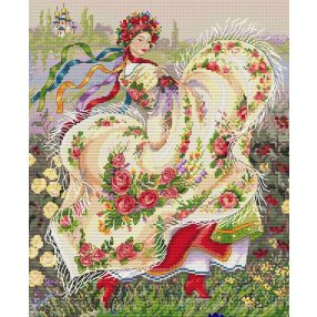 SK15 Ünnepi kendő 25x30 cm