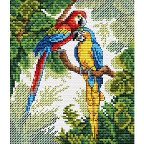 SM033 Parrots 10x15 cm