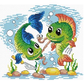 SM054 Underwater Brotherhood  18x15 cm