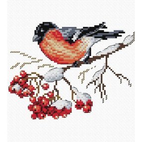 SM056 On the Snowing Branch 15x18 cm