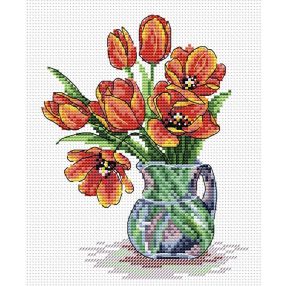 SM089 Spring Tulips 15x18 cm