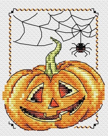 SM293 Halloween tök 11x9 cm