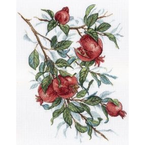 SNV535 Pomegranate Tree 35x28 cm