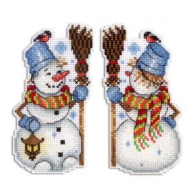 SR318 Snowman 13x7 cm