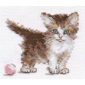 0-169 Little kitten 10x8 cm