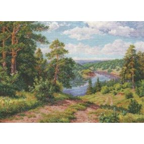 3-13 Above the river 40x30 cm