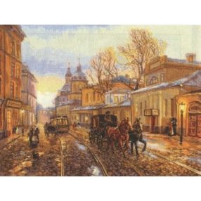 3-18 Autumn coach 55x44 cm