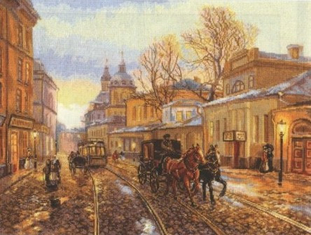 3-18 Őszi kocsikázás 55x44 cm