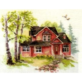 3-19 May house 18x14 cm