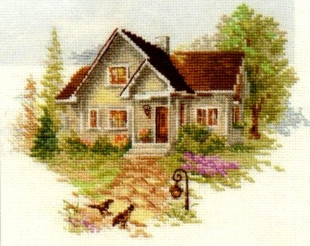 3-20 July House 18x14 cm