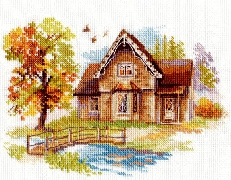 3-21 July House 18x14 cm