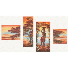 ai013 Narancs színű folyó 39,6x81,8 cm