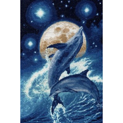 f031 Delfinek 35,2x22,9 cm