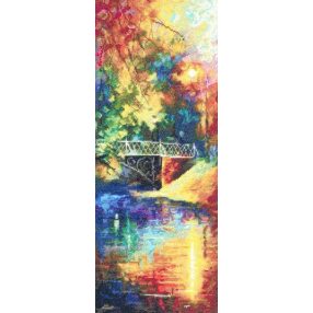 gm022 Őszi merengés - Afremov 38,7x15,4 cm